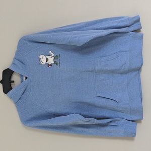 Riot society light blue hoodie size L